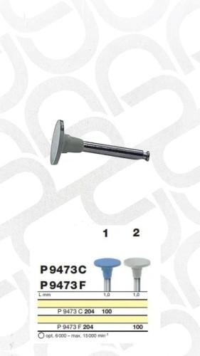 Полировочный бор по ZrO2 с алмазным зерном 2-я ступень / P 9473 F 204.100, Drendel + Zweiling DIAMANT GmbH, Германия